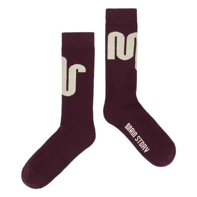 Chaussettes Coton Bio | Bordeaux