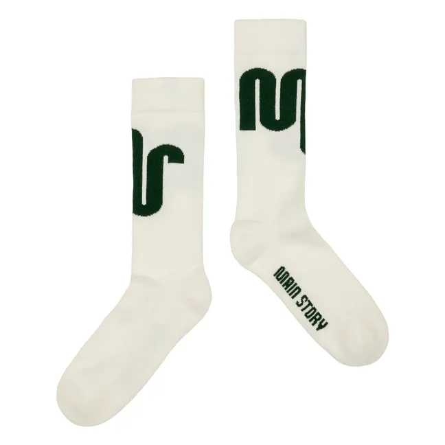 Calcetines de algodón ecológico | Blanco