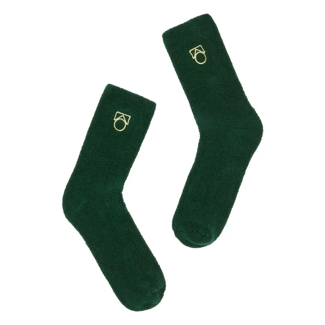 Socken Logo Bio-Baumwolle | Grün