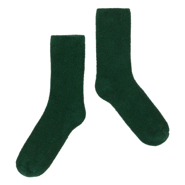 Chaussettes Logo Coton Bio | Vert