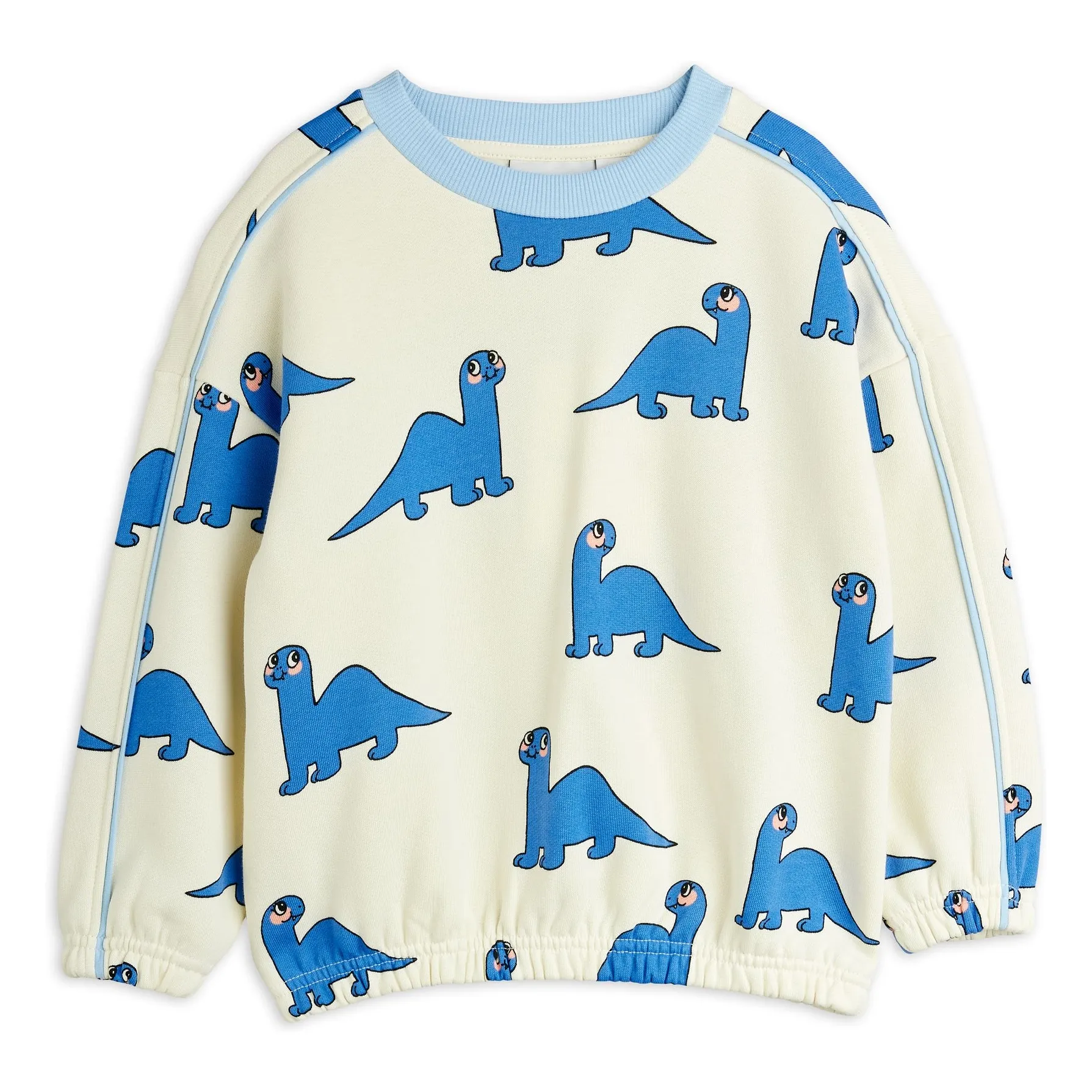 Mini Rodini Ecru Dinos Organic Cotton Sweatshirt