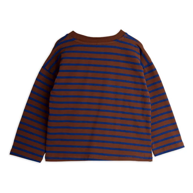 Camiseta Bird de algodón ecológico | Marrón