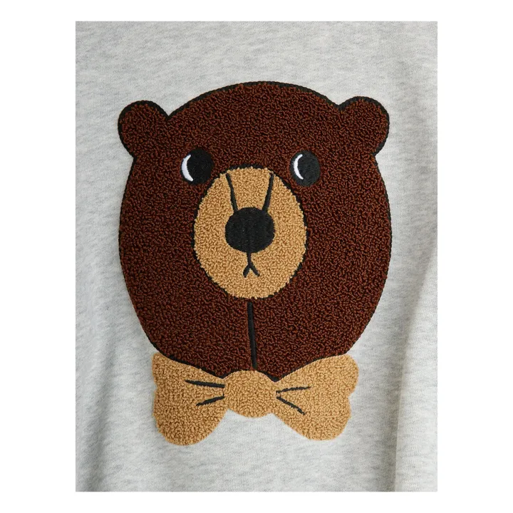 Sudadera oso de algodón orgánico | Gris- Imagen del producto n°3