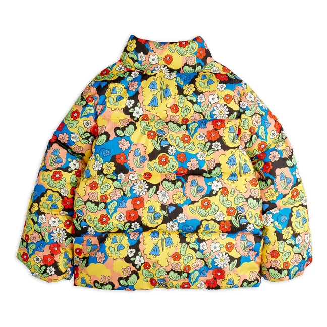 Doudoune Fleurie | Jaune