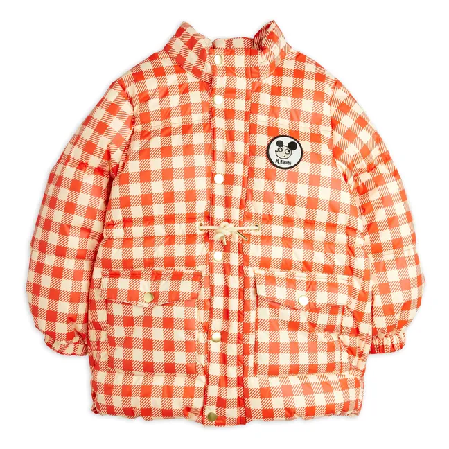 Chaqueta de plumón Ritzratz Gingham | Rojo