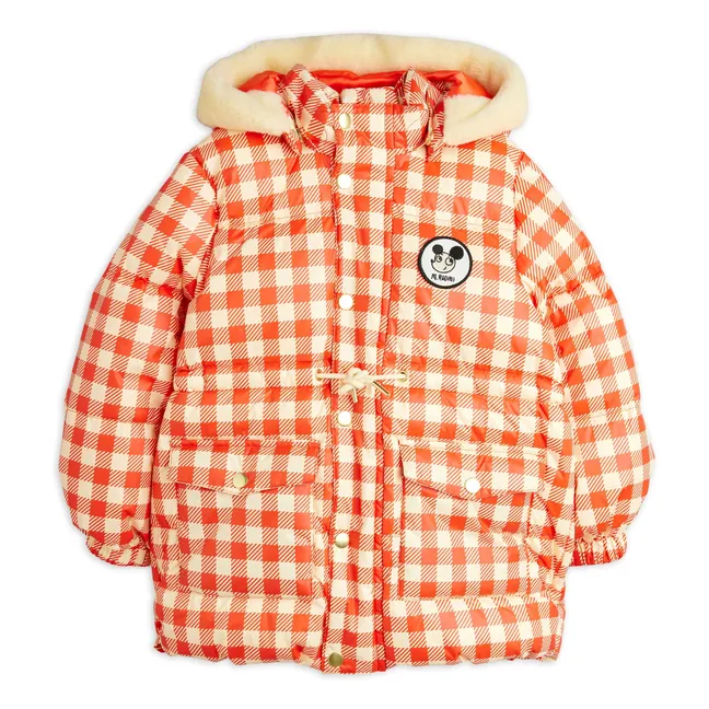 Chaqueta de plumón Ritzratz Gingham | Rojo