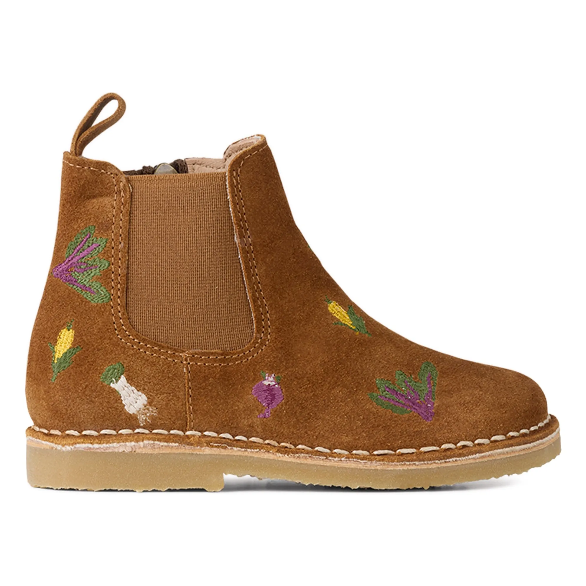 Petit Nord Camel Fall Harvest Chelsea Boots - Uniqua Collection