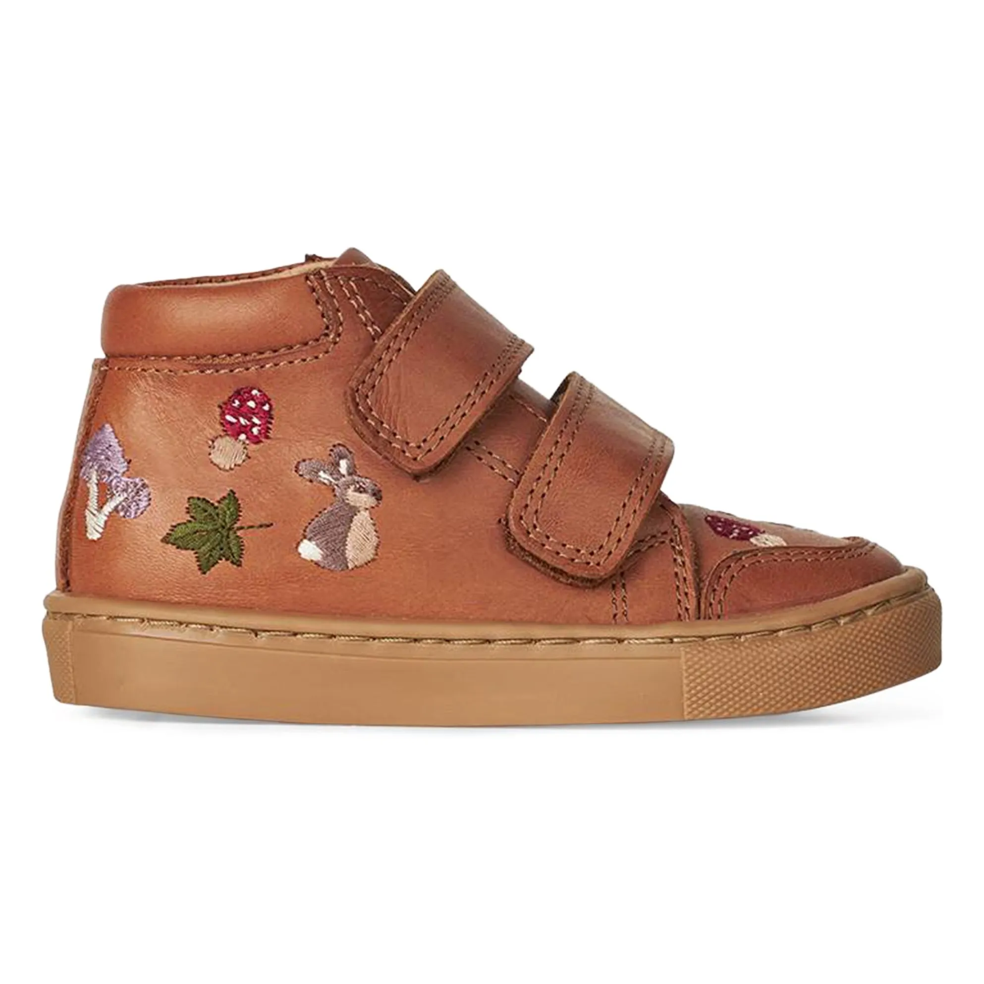 Petit Nord Cognac Woodland Scratch Sneakers - Uniqua Collection