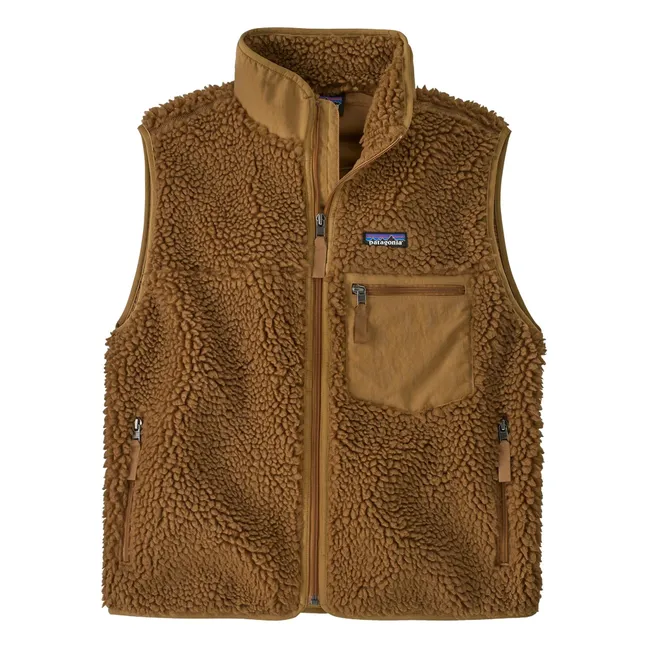 Veste Sans Manches Classic Retro-X Fibres Reyclées | Marron