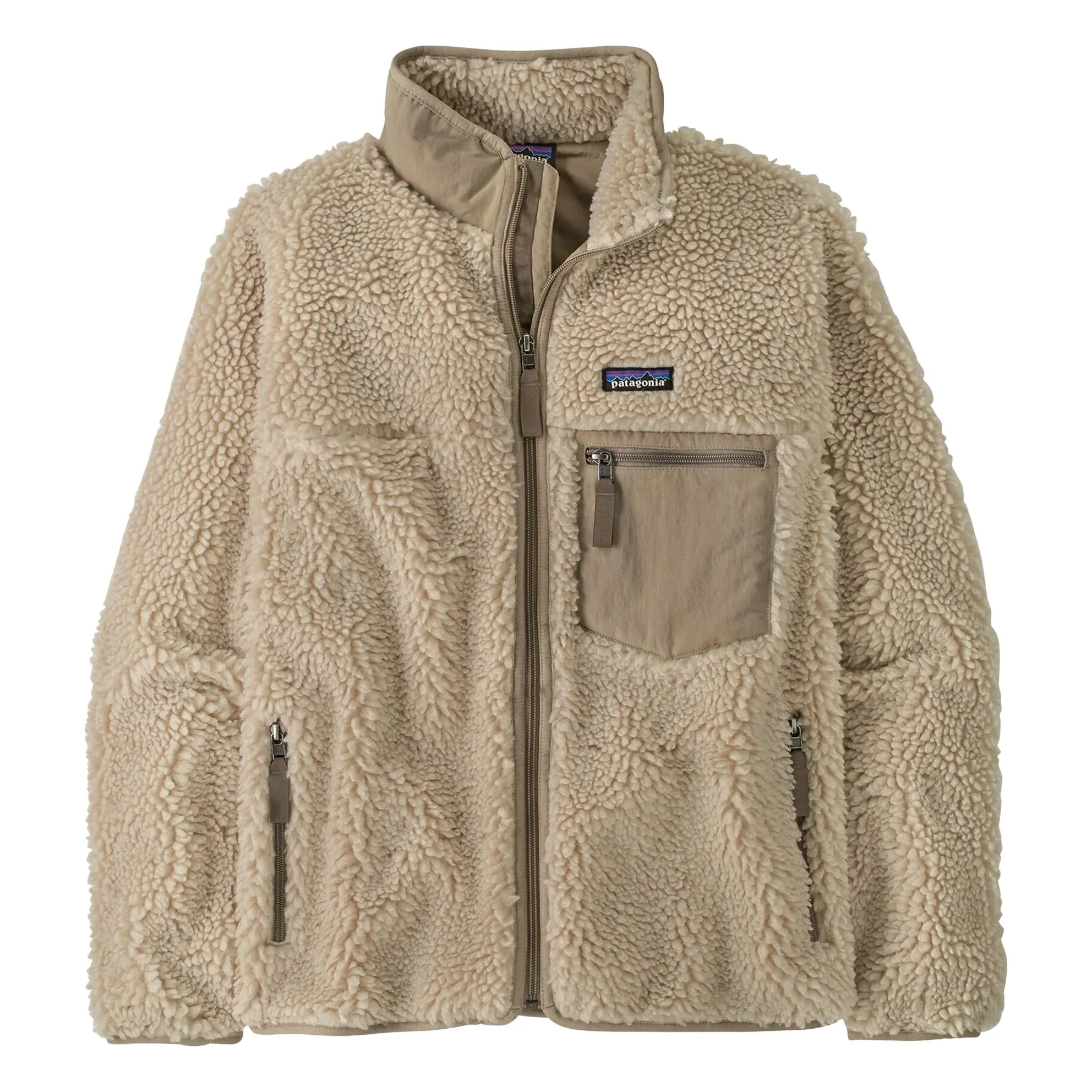 Patagonia Beige Classic Retro-X Fiber Fleece Jacket