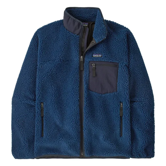 Veste Polaire Classic Retro-X Fibres Recyclées | Bleu