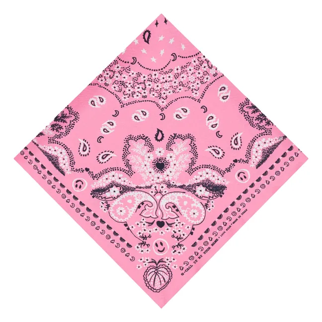 Petit Bandana Soie | Rose