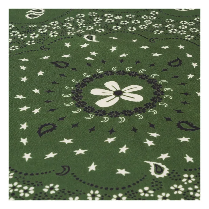 Bandana de seda pequeña | Verde- Imagen del producto n°2