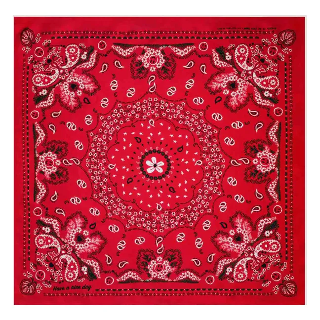 Bandana di seta piccola | Rosso