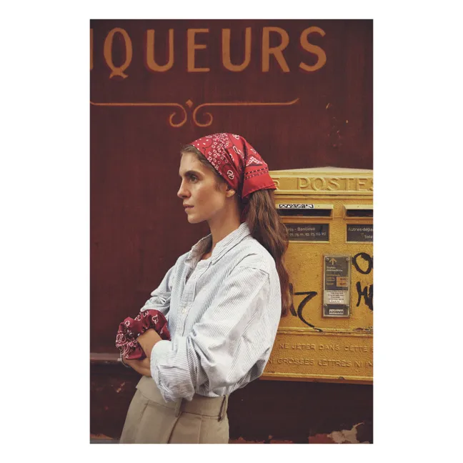 Bandana de seda pequeña | Rojo