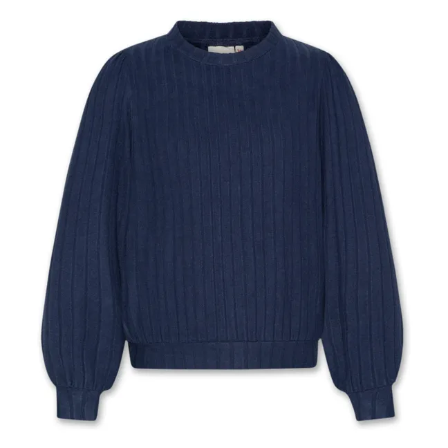 Sol Seoul Lightweight Sweater | Navy blue