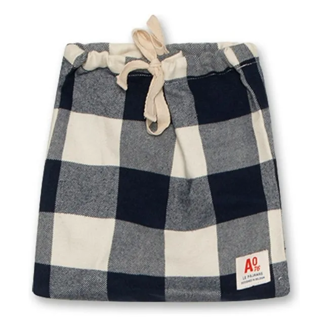 Pantalon Pyjama Carreaux | Bleu marine