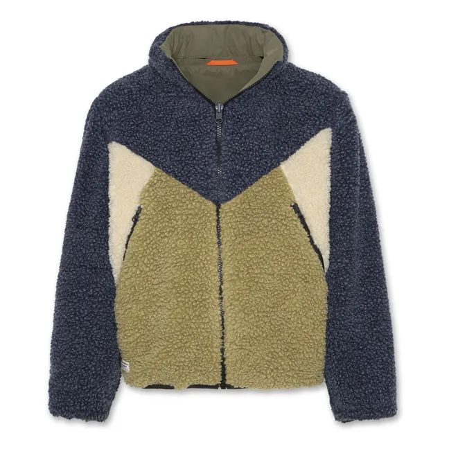Chaqueta Gordon Sherpa Reversible | Verde oliva