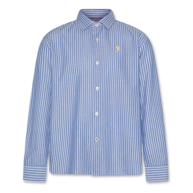 Chemise Bart Box Rayée | Bleu