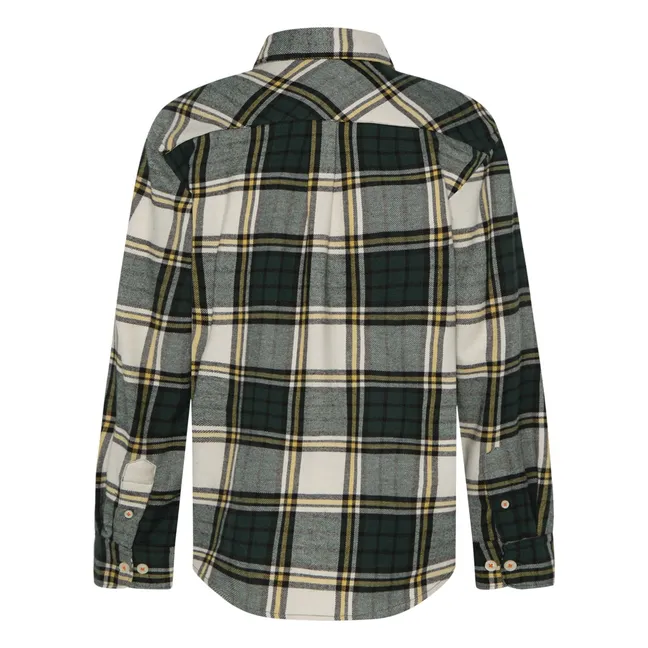 Chemise Tim Wang Carreaux | Vert