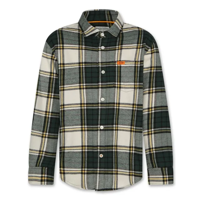Chemise Tim Wang Carreaux | Vert