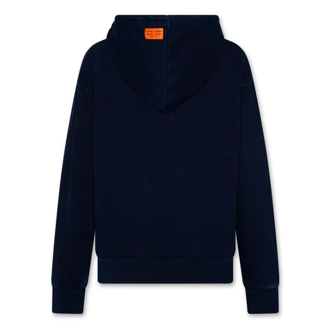 Sweat Eldo Denim Coton Bio | Bleu marine