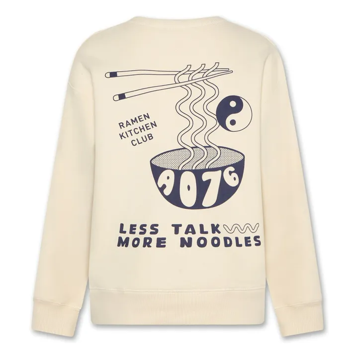 Sweat Oscar Ramen Coton Bio | Beige- Image produit n°3