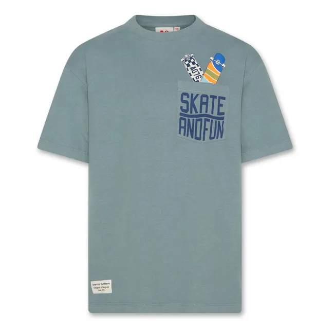 T-shirt Kanye Fun Coton Bio | Bleu