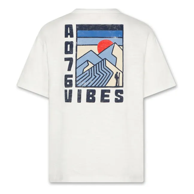 T-shirt Silas Vibes Coton Bio | Blanc