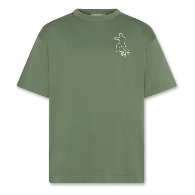 Silas Taekwendo Organic Cotton T-shirt | Green