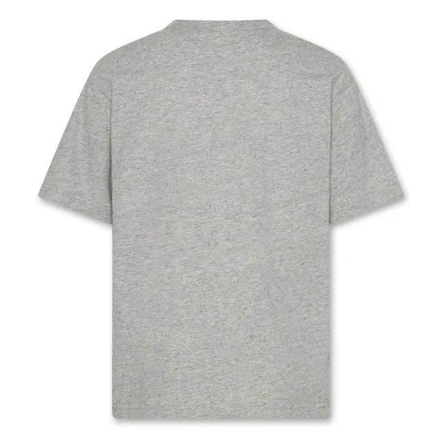 Camiseta de algodón orgánico Silas Landscape | Gris