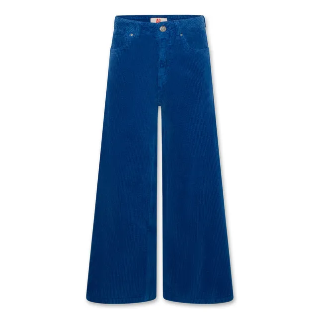 Pantalon Velours Côtelé Zina Ardo | Bleu