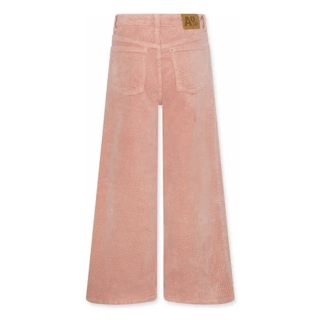 Pantalon Velours Côtelé Zina Ardo | Rose poudré