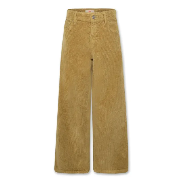 Pantalon Leyla Ardo Velours Côtelé | Jaune moutarde