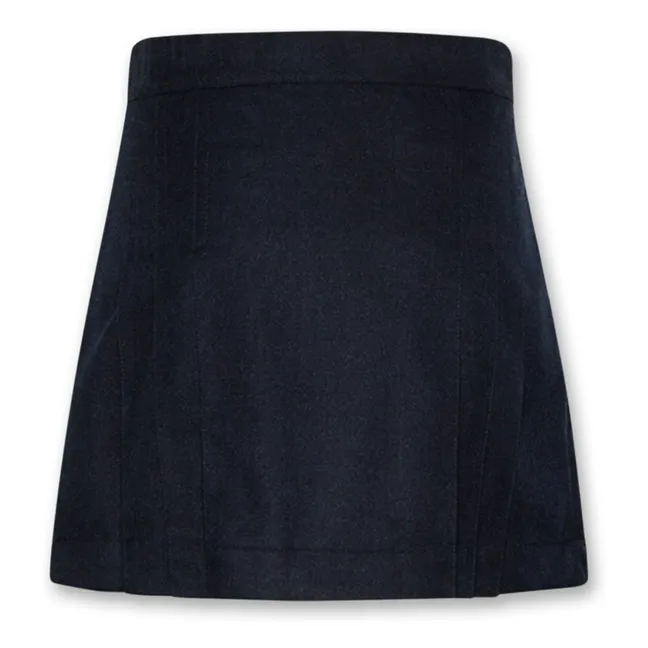 Jupe Philo Jin Carreaux | Bleu marine