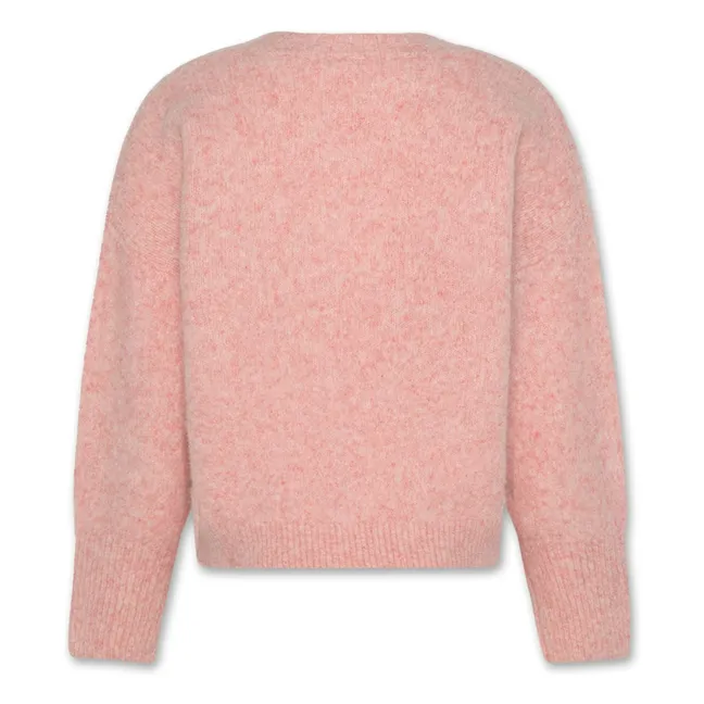 Pull Brand Laine et Mohair | Rose poudré