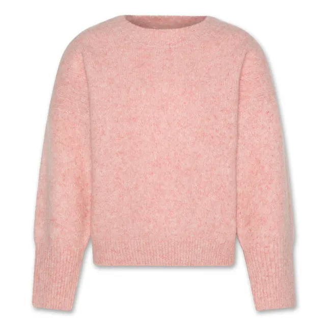 Brand Wool and Mohair Sweater | Powder pink