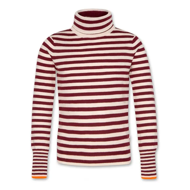 Jersey de rayas Vicky | Burdeos