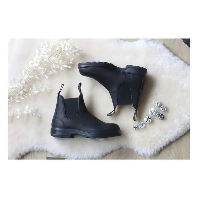 Chelsea Boots Classic Cuir Lisse - Collection Adulte | Noir
