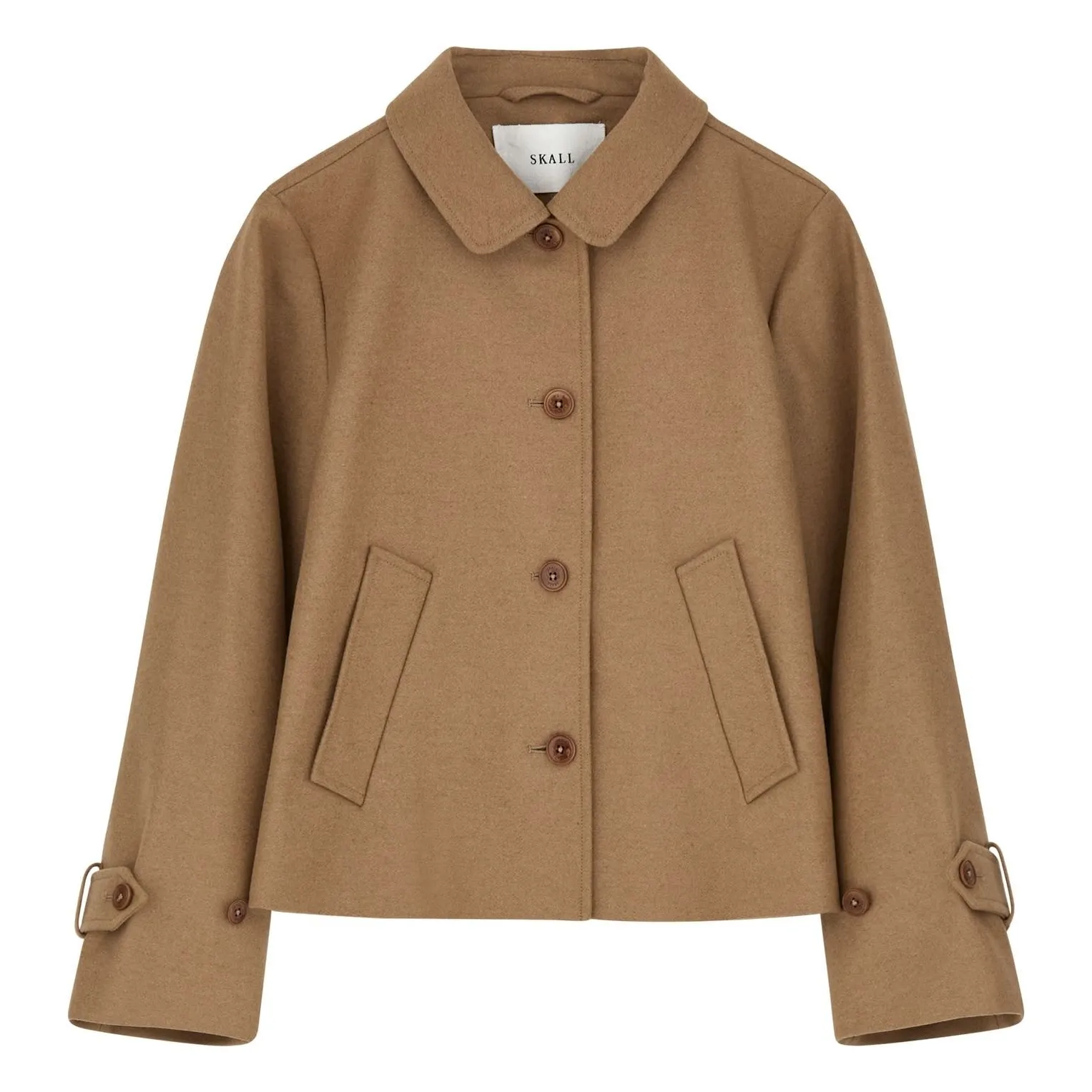 Skall Studio Camel Ally Recycled Wool Jacket