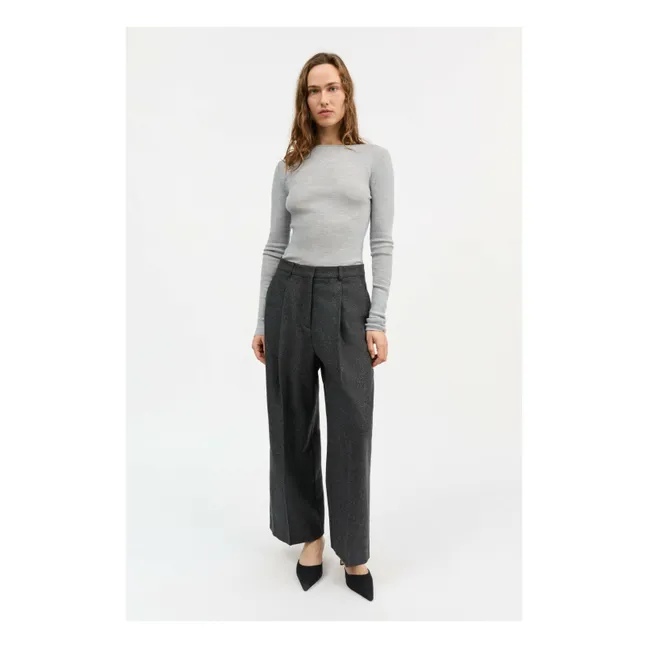 Pantalon Bob Laine Recyclée | Gris foncé