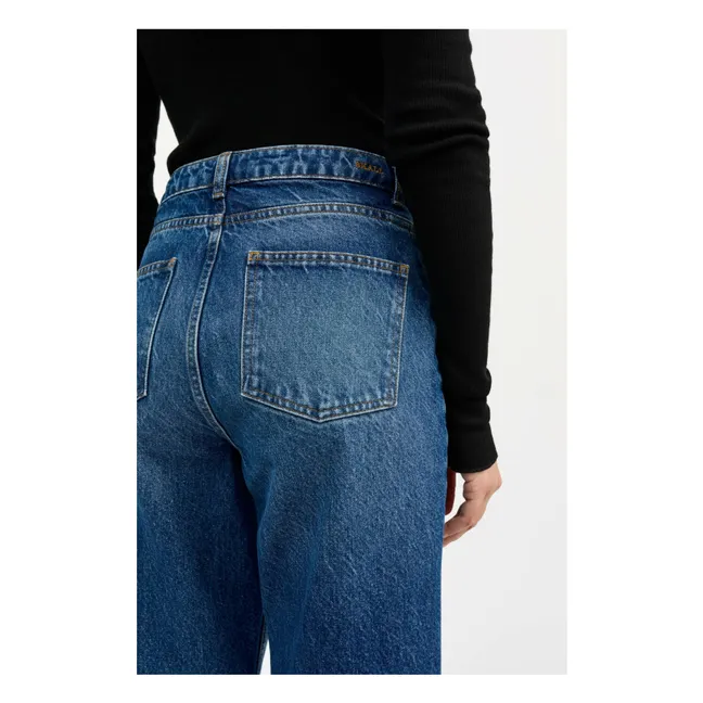 Vaqueros Allison de algodón ecológico | Washed Blue