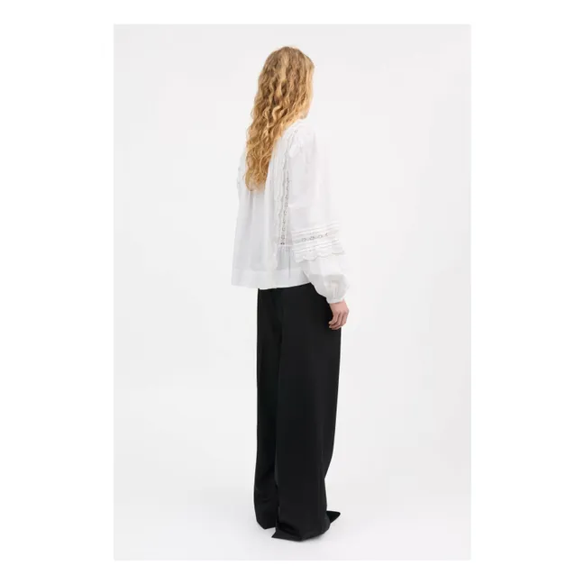 Blouse Leaf Coton Bio | Ecru