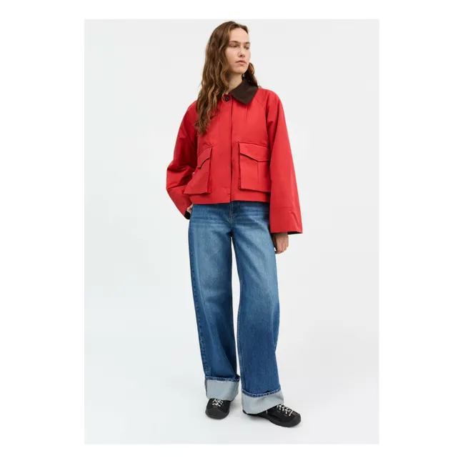 Veste Gaby City Coton Bio | Rouge