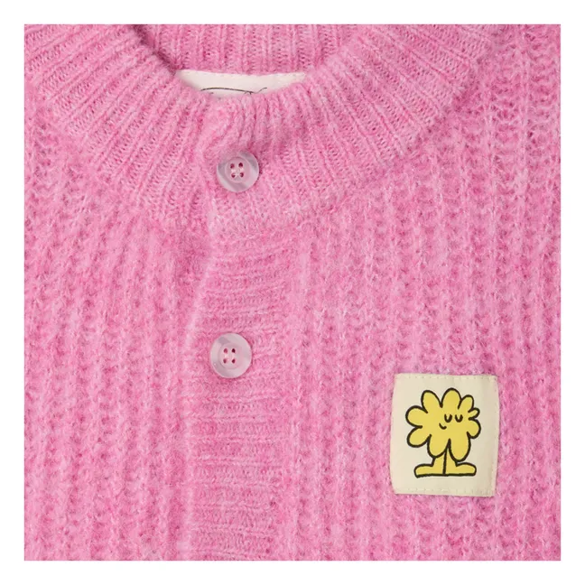 Ärmellose Weste East Alpaca | Rosa