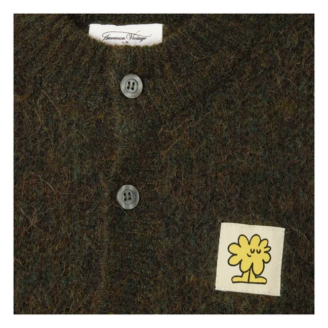 Ärmellose Weste East Alpaca | Khaki