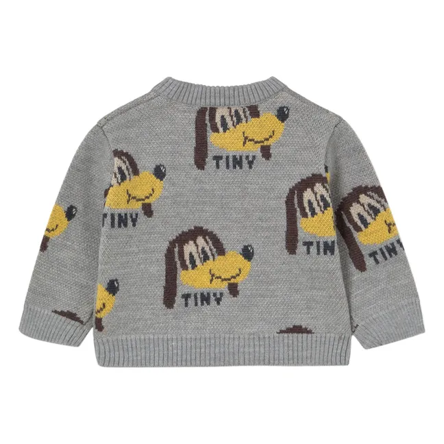 Cardigan Chiens Laine | Gris