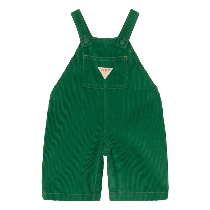 Salopette Velours Côtelé | Vert- Image produit n°0