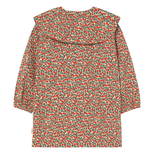 Robe Pommes Popeline | Beige