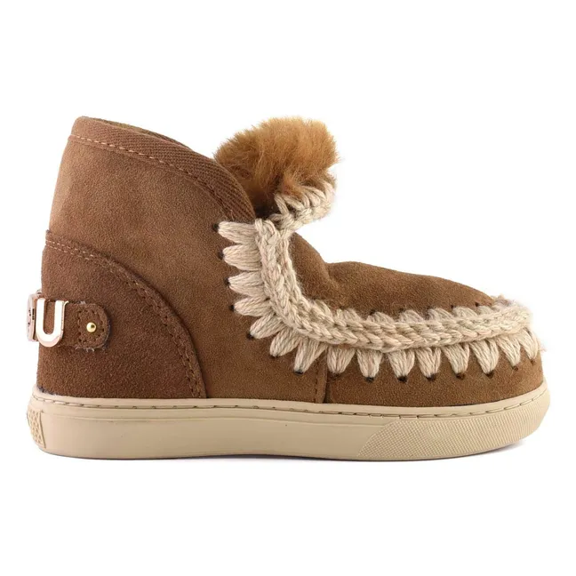 Botas Sneakers Eskimo Suede | Coñac